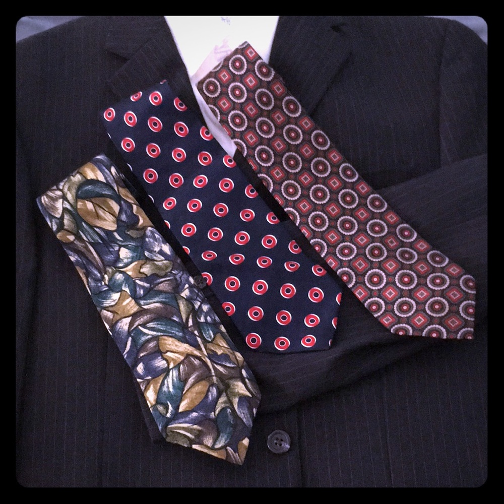 Vintage silk ties brooks bros tino cosma wembley